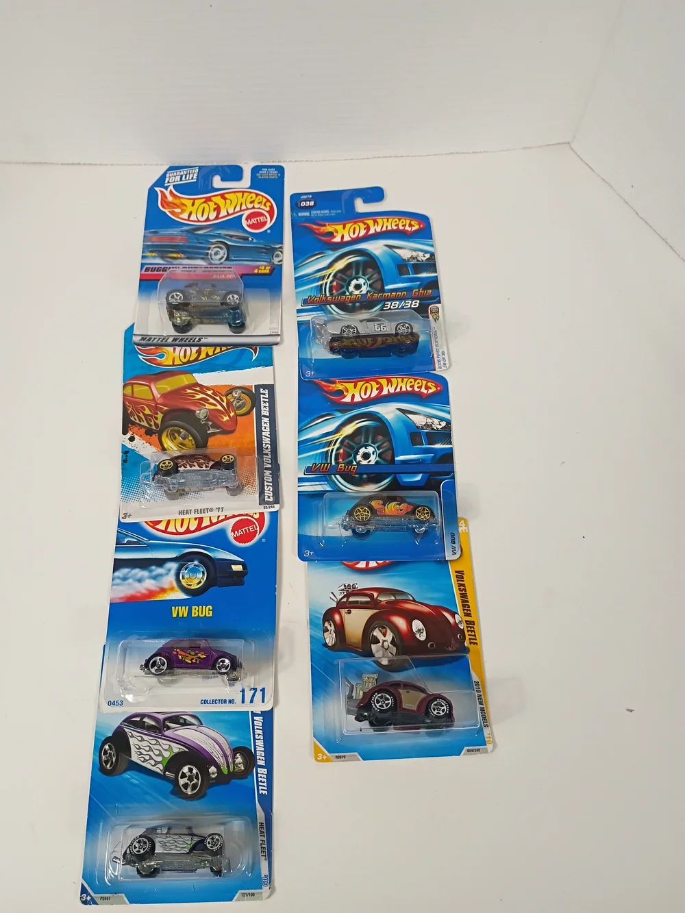 7 Hot Wheels Beatles Volkswagen Bran New